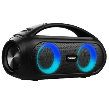 Speaker Aiwa AWS500BT 40 watts P.M.P.O com Bluetooth Rádio FM Auxiliar USB - Preto
