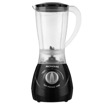 Liquidificador Mondial Easy Power L-550-B 550 watts 1.5 Litros 2 Velocidades + Pulsar 220V ~ 50 60 Hz - Preto Cinza