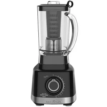 Liquidificador Britânia BLQ1300 Fortis Turbo 1.200 watts 12 Velocidades + Pulsar 220V ~ 50 60 Hz - Negro