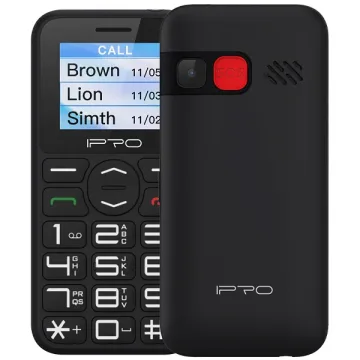 Celular IPRO F183 Dual SIM Tela de 1.8" Câmera VGA e Rádio FM - Preto