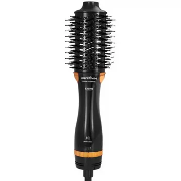 Escova Elétrica Britânia BES24P COMPACT com 1.300 watts Bivolt - Preta Dourada