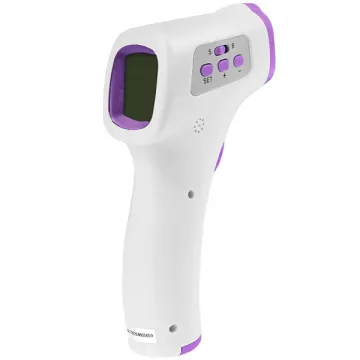 Termômetro Infravermelho Hyundai F02 com Display LCD - Branco Roxo