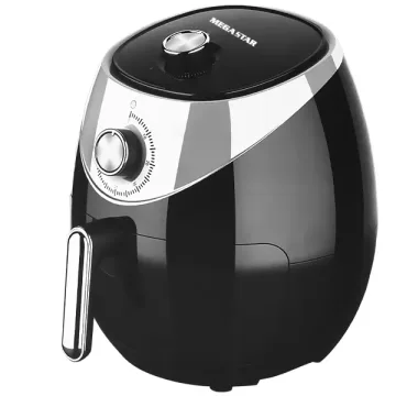 Fritadeira Elétrica MegaStar HAR260 1.400 watts 220V ~ 50 60 Hz - Preta Prata