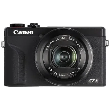 Câmera Canon PowerShot G7X Mark III 20.1MP 4K de 3.0" com Wi-Fi Bluetooth - Preta