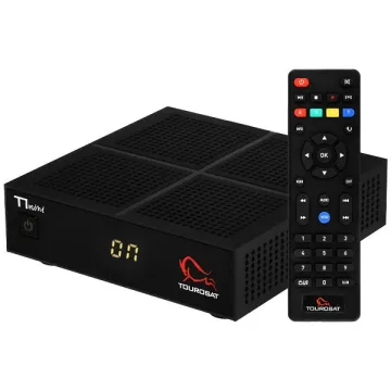 Receptor FTA Tourosat T1 Mini com Wi-Fi - Preto