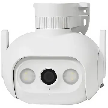 Câmera de Vigilância CFTV IMILAB EC5 Floodlight CMSXJ55A 3MP - Branca