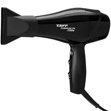 Secador de Cabelo Taiff Tourmaline Íon 2100 watts 220 - 230 V ~ 50 60 Hz - Preto