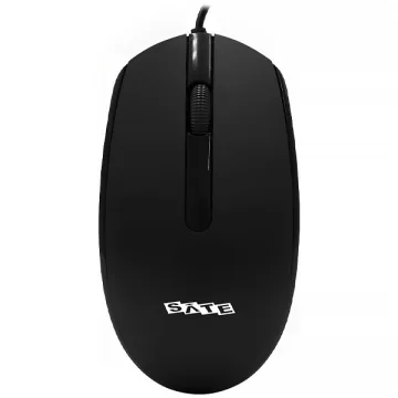 Mouse Satellite A-30 USB até 1.000 DPI - Preto