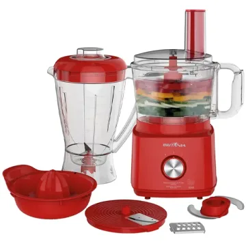 Multiprocessador Britânia BMP900V Processador + Liquidificador + Espremedor 220V ~ 50 60 Hz - Vermelho