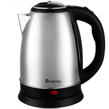 Jarra Elétrica MOX MO-EK18 2.000 watts 2 Litros 220 - 240V ~ 50 60 Hz - Prata Preta