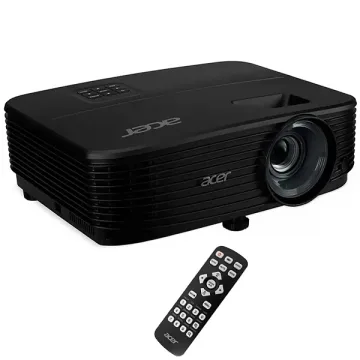 Projetor Acer X1229HP de 4.800 Lúmens com HDMI e VGA IN Out Bivolt - Preto