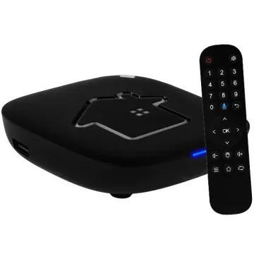 Receptor FTA HTV H8 4K Ultra HD de 16GB eMMC 2GB RAM - Preto