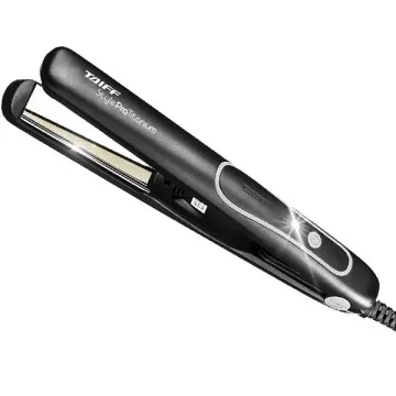 Chapinha para Cabelo Taiff Style Pro Titanium CHST02 230 °C Bivolt - Preta Cinza