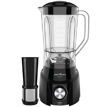Liquidificador Britânia BLQ970P Turbo 900 watts 2.6 Litros 4 Velocidades + Pulsar 220V ~ 50 60 Hz - Preto