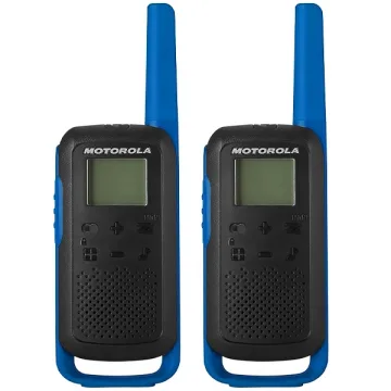Walkie-Talkie Motorola TALKABOUT T270 22 Canais 40 km - Preto Azul