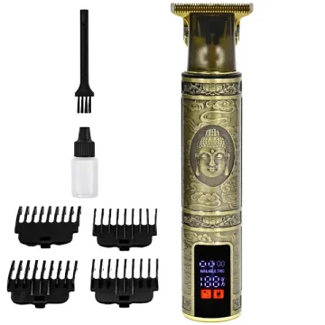 Máquina de Cortar Cabelo More Fitness MF-017 Recarregável - Dourado