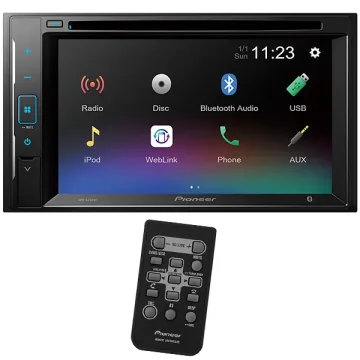 Reprodutor de DVD Pioneer AVH-A245BT 6.2" com USB Bluetooth Rádio - Preto