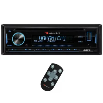 Reprodutor de CD Automotivo Nakamichi NQ821B com Bluetooth USB Auxiliar - Preto