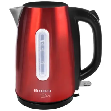 Jarra Elétrica Aiwa AW-JD1402R 2.200 watts 1.7 Litros 220 - 240 V ~ 50 60 Hz - Vermelha Preta