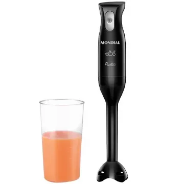 Mixer Mondial Pratic M-15-B 200 watts com Copo de 600 ml 220V ~ 50 60 Hz - Preto