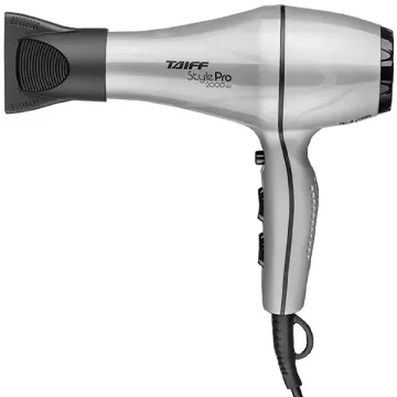 Secador de Cabelo Taiff Style Pro 2.000 watts 127V ~ 50 60 Hz - Cinza Preto