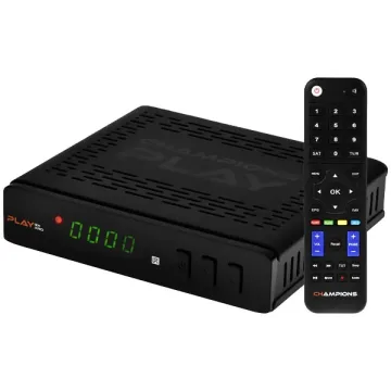 Receptor FTA Champions Play GX Pro com Wi-Fi - Preto