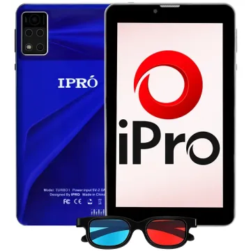 Tablet IPRO Turbo-1 4G 32GB 2GB RAM de 7" 8MP 2MP - Azul