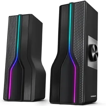 Speaker Satellite Gaming AS-92002 6 watts RMS com USB Mini Jack 3.5 mm - Preto