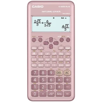 Calculadora Científica Casio fx-82ES Plus 2nd Edition Espanhol com 252 Funções - Rosa