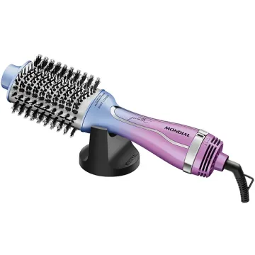 Escova Elétrica Mondial Juliette ES-JU-03 con 1.300 watts Bivolt - Azul Roxo