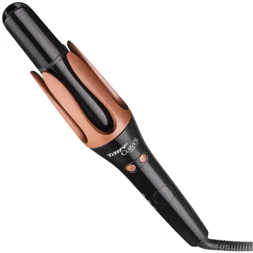 Modelador de Cabelo Taiff Curves Automatic CHAM21 de 32 mm 210 °C Bivolt - Preto Cobre