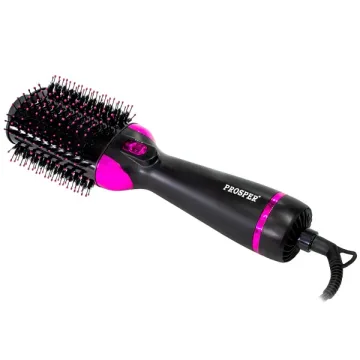 Escova Elétrica Prosper P-5800 com 1.500 watts Bivolt - Preto Rosa