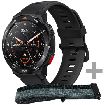 Relógio Mibro Gs Pro XPAW013 com GPS Bluetooth - Preto + Pulseira