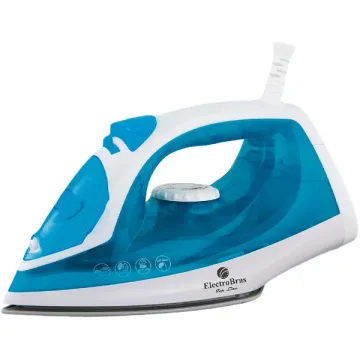 Ferro a Vapor ElectroBras EBPV-10 de 1.200 watts Antiaderente + Spray 127V ~ 60Hz - Azul Branco