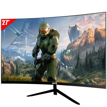 Monitor Curvo HYE HY27VIEW240 de 27" Full HD 240Hz 16:9 com DisplayPort HDMI