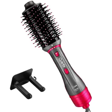Escova Elétrica Quanta QTES6001 Easy Step 2 in 1 com 1.300 watts - Cinza Rosa