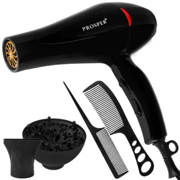 Secador de Cabelo Prosper P-6601 2.800 watts 220 - 240 V ~ 50 60 Hz - Preto