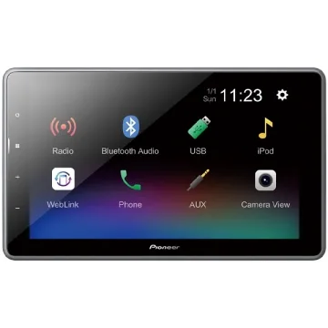 Multimídia Receiver Pioneer DMH-AF555BT de 9" com USB Bluetooth