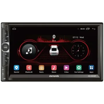 Multimídia Receiver Aiwa AW-A502BT de 7" com GPS Bluetooth
