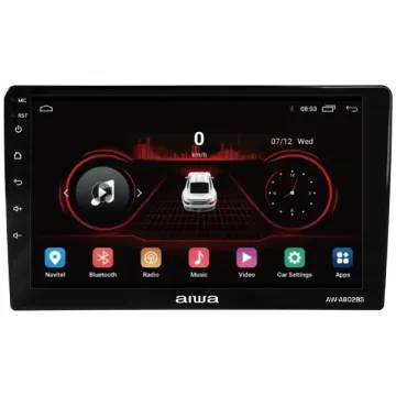 Multimídia Receiver Aiwa AW-A802BS de 9" com GPS Bluetooth