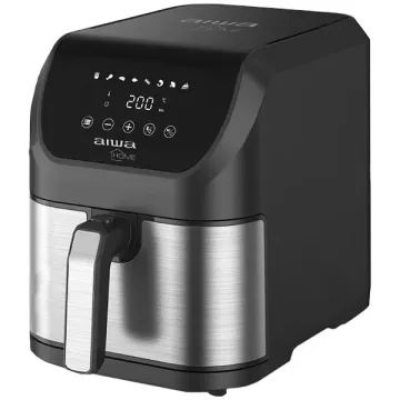 Fritadeira Elétrica Aiwa Home AWFT5017 1.500 watts 220V ~ 50 60 Hz - Cinza Prata