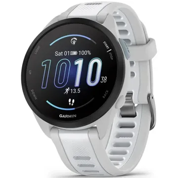 Relógio Garmin Forerunner 165 010-02863 com GPS Bluetooth - Cinza Branco