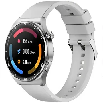 Relógio QCY GT2 WA23S3A com Bluetooth - Frost Gray