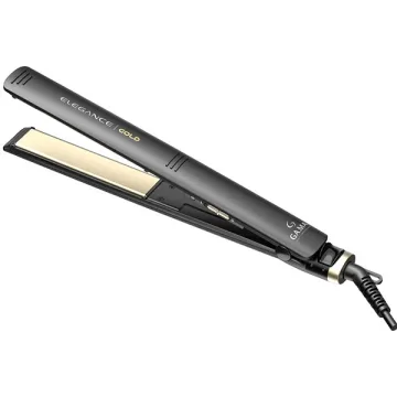Chapinha para Cabelo GAMA Elegance Gold 230 °C Bivolt - Preto Dourado