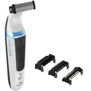Barbeador GAMA G-BLADE-BG Recarregável - Branco Preto