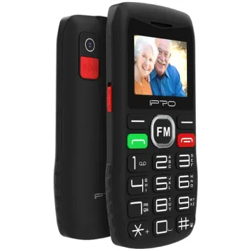 Celular IPRO F188 Dual SIM Tela de 1.8" Câmera Rádio FM - Preto