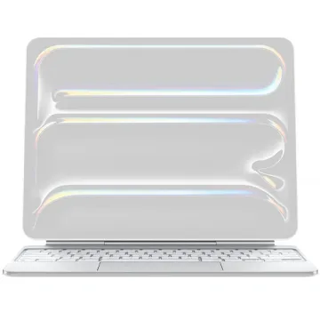 Teclado Apple Magic Keyboard A2974 MWR43LL para iPad Pro de 13" (M5) - Branco (Inglês)