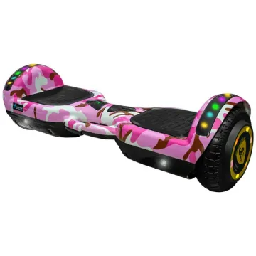 Scooter Elétrico Audisat 6.5" Bluetooth Speaker Bolsa - Camouflaged Pink