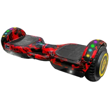Scooter Elétrico Audisat 6.5" Bluetooth Speaker Bolsa - Red Flame (1 Mês de Garantia)