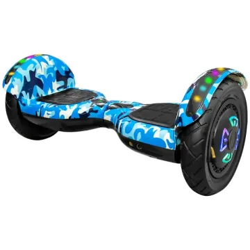 Scooter Elétrico Audisat 10" Bluetooth Speaker - Camouflaged Blue + Bolsa (1 Mês de Garantia)